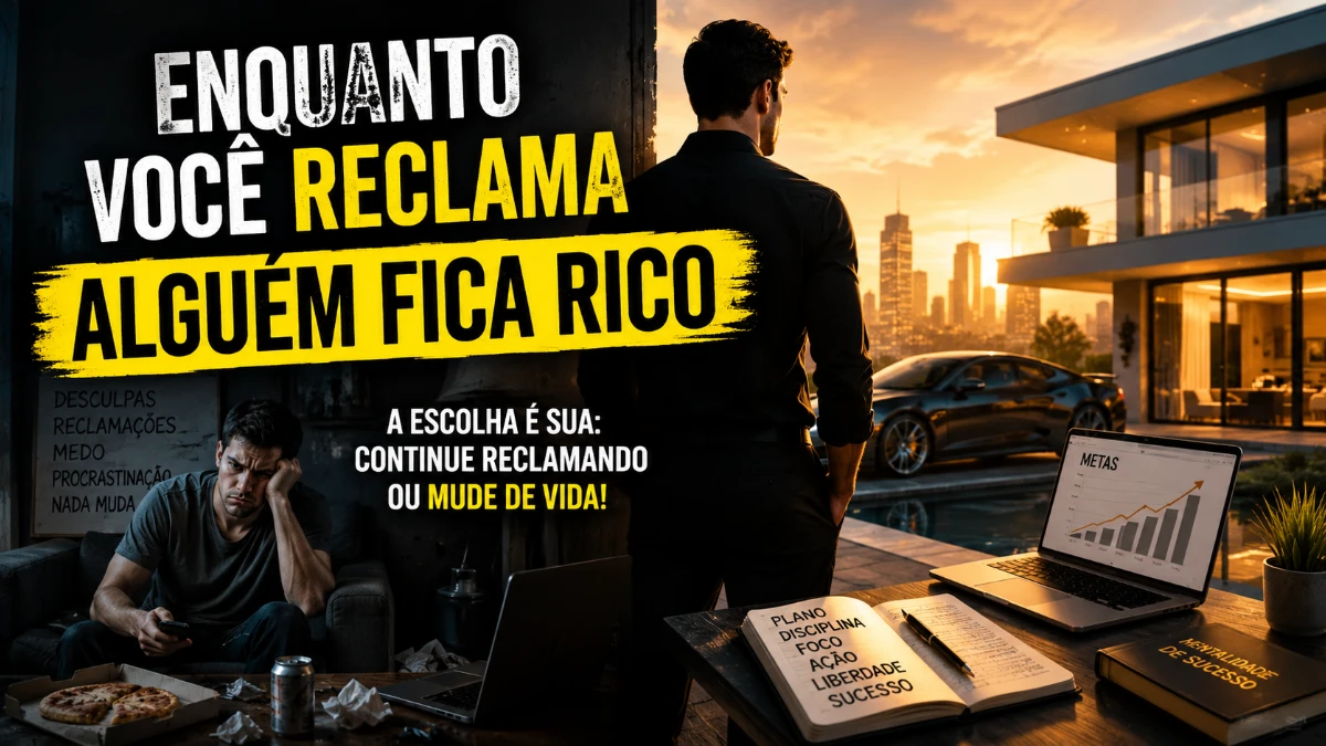 Enquanto você reclama, alguém está ficando rico