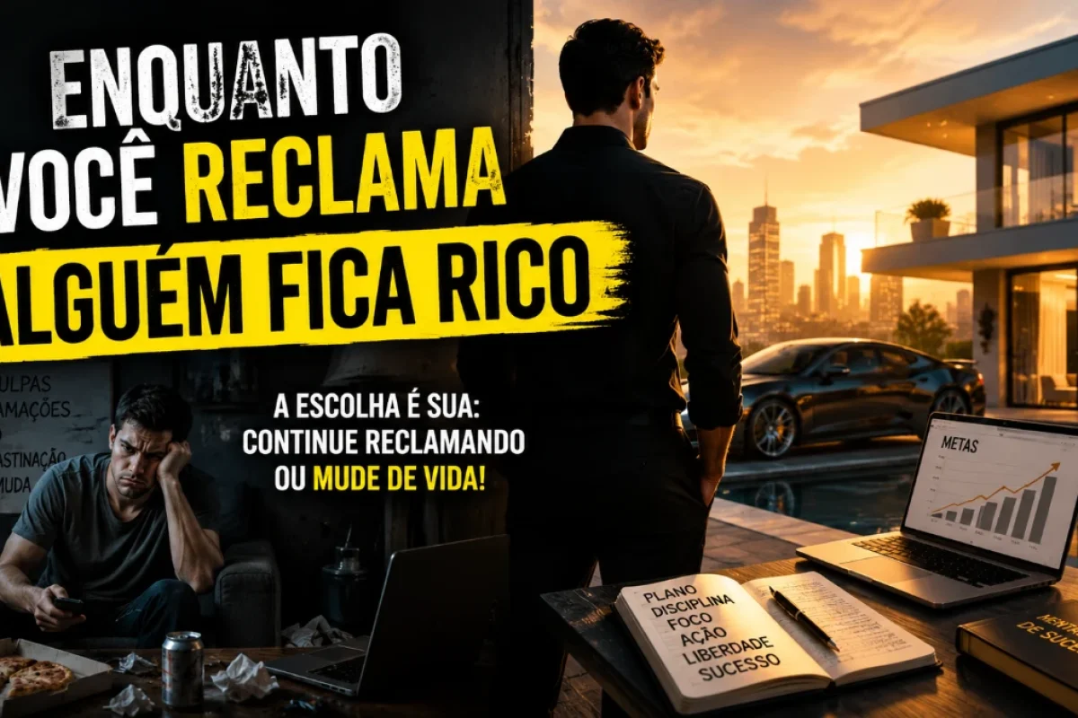 Enquanto você reclama, alguém está ficando rico